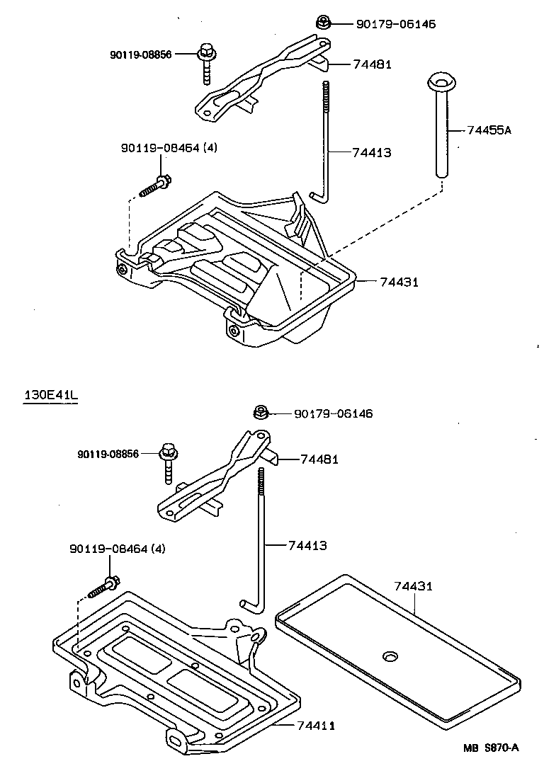  CROWN |  BATTERY CARRIER