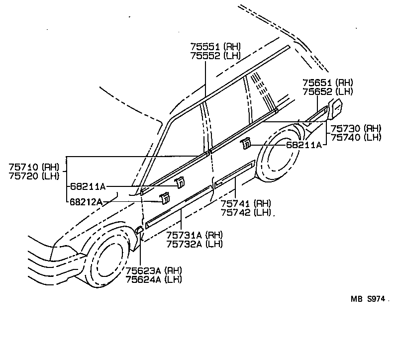  SPRINTER |  SIDE MOULDING