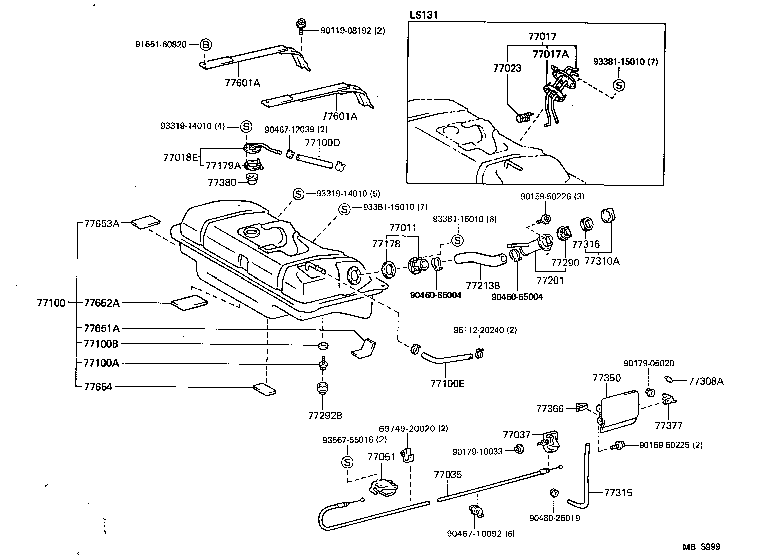  CROWN |  FUEL TANK TUBE