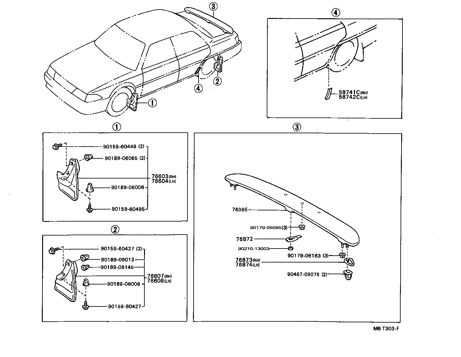  CARINA ED |  MUDGUARD SPOILER