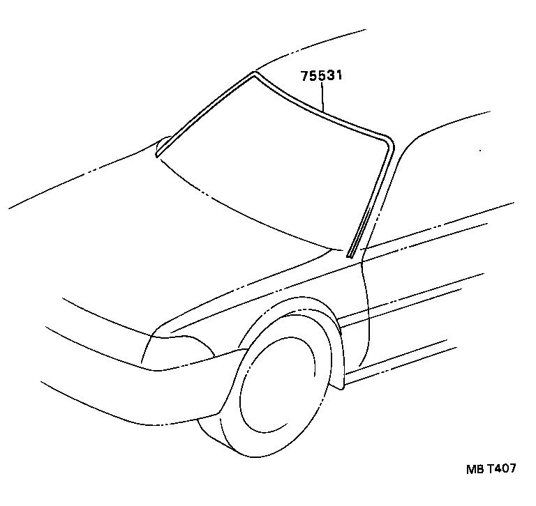  CARINA ED |  FRONT MOULDING