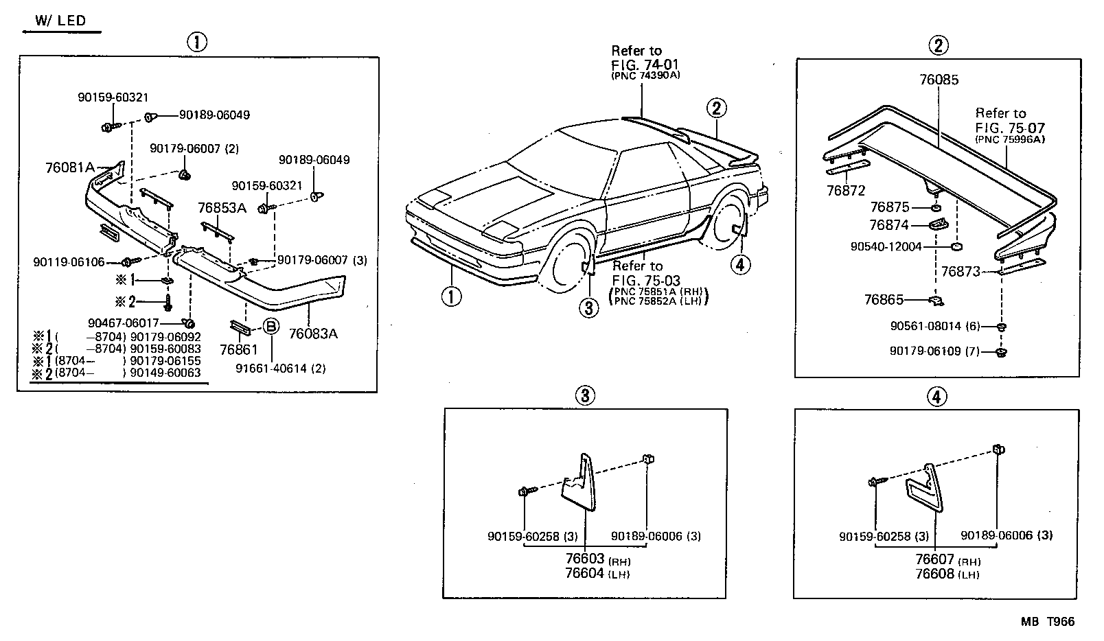  MR2 |  MUDGUARD SPOILER