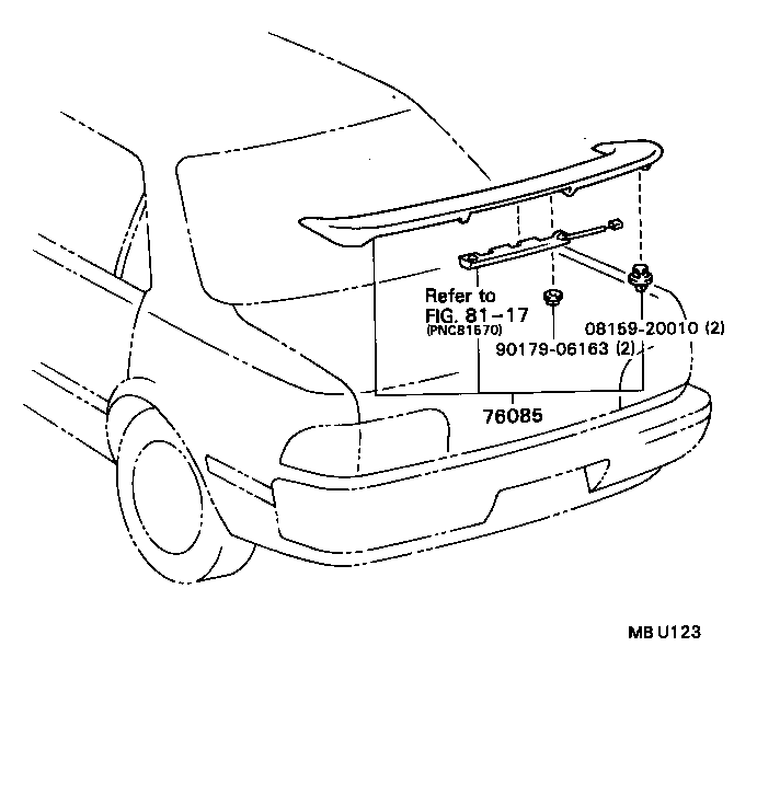  CARINA FF |  MUDGUARD SPOILER