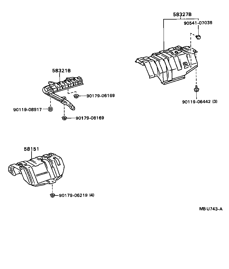  CAMRY VISTA |  FLOOR INSULATOR