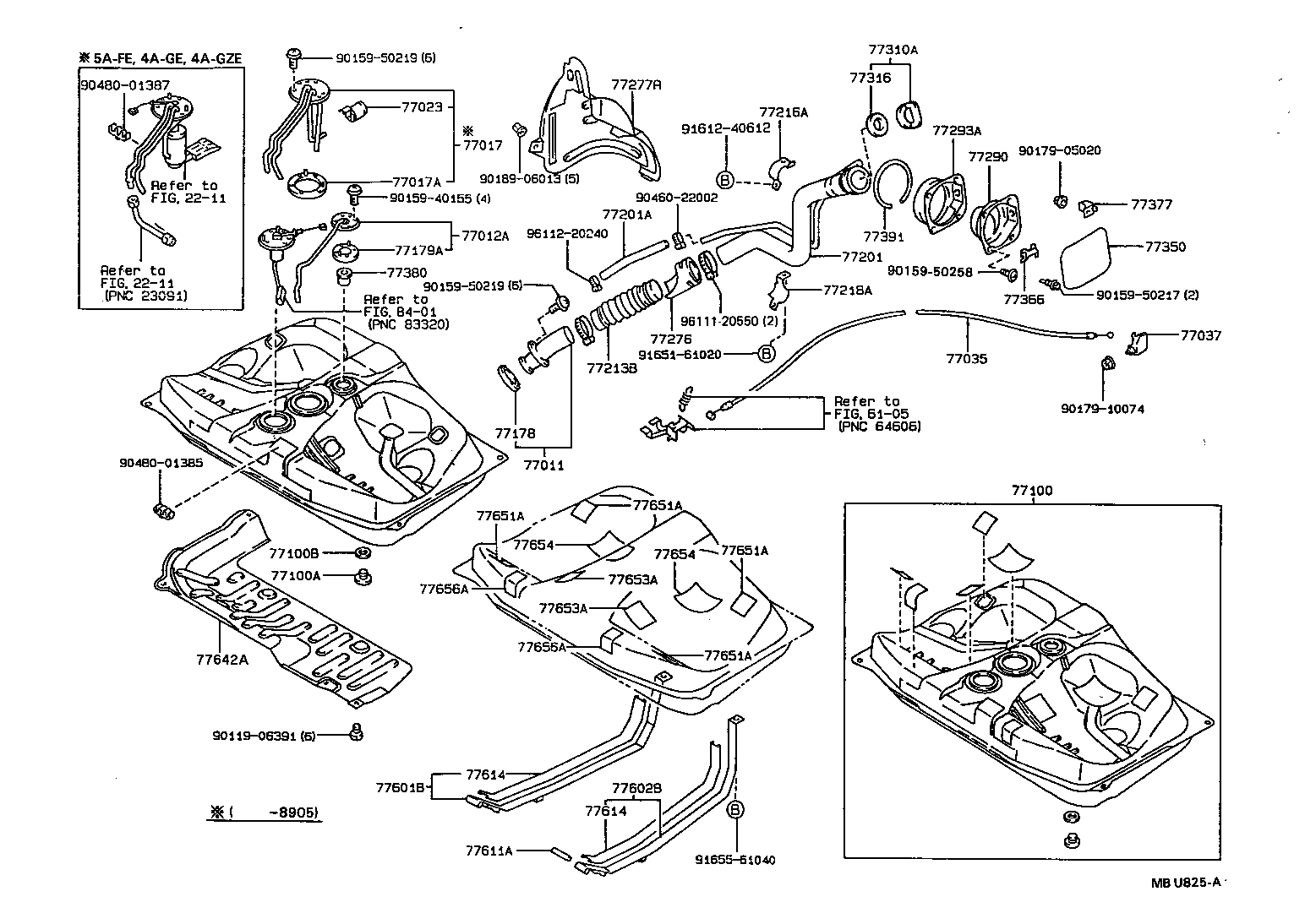  SPRINTER TRUENO |  FUEL TANK TUBE