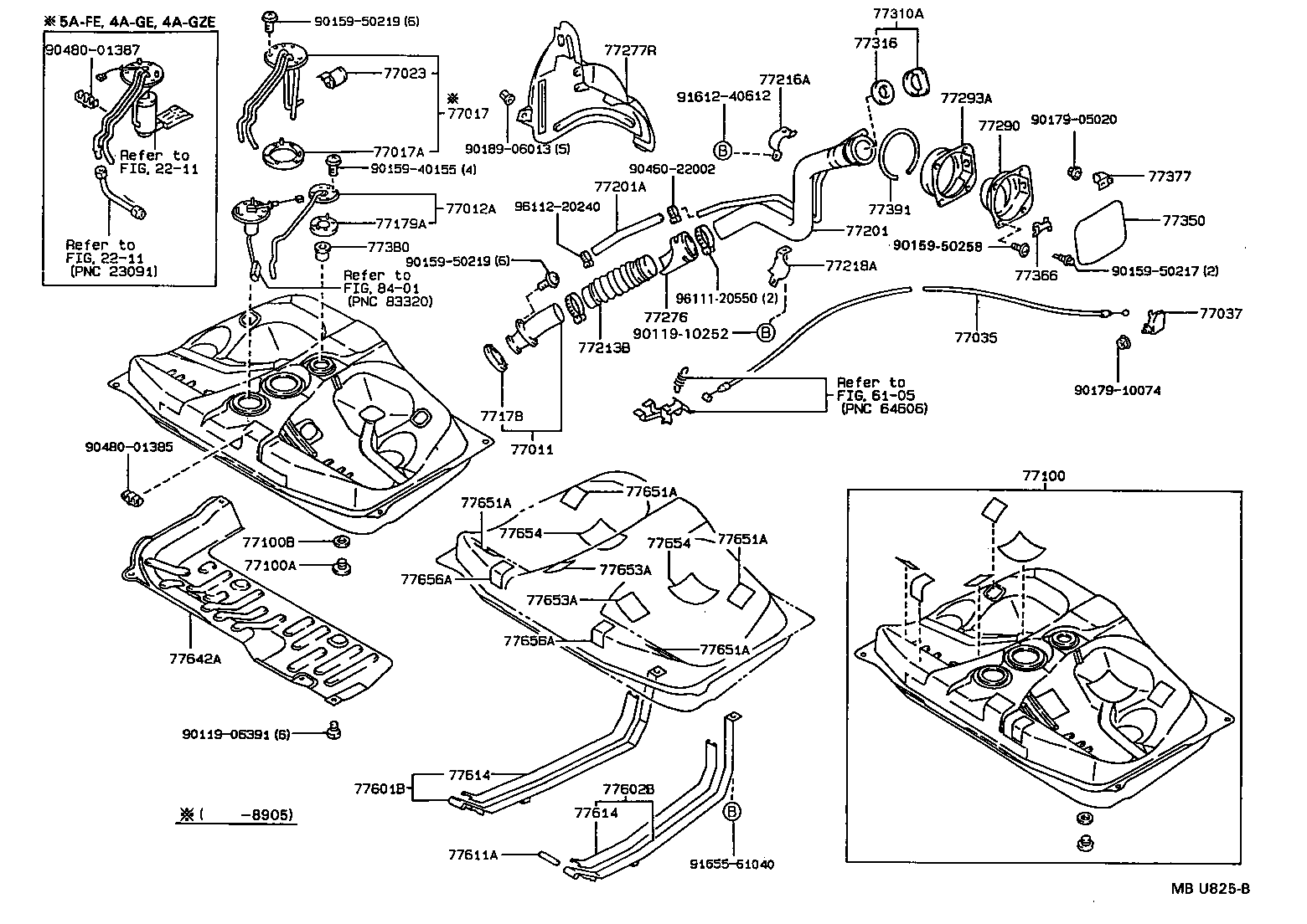  SPRINTER TRUENO |  FUEL TANK TUBE