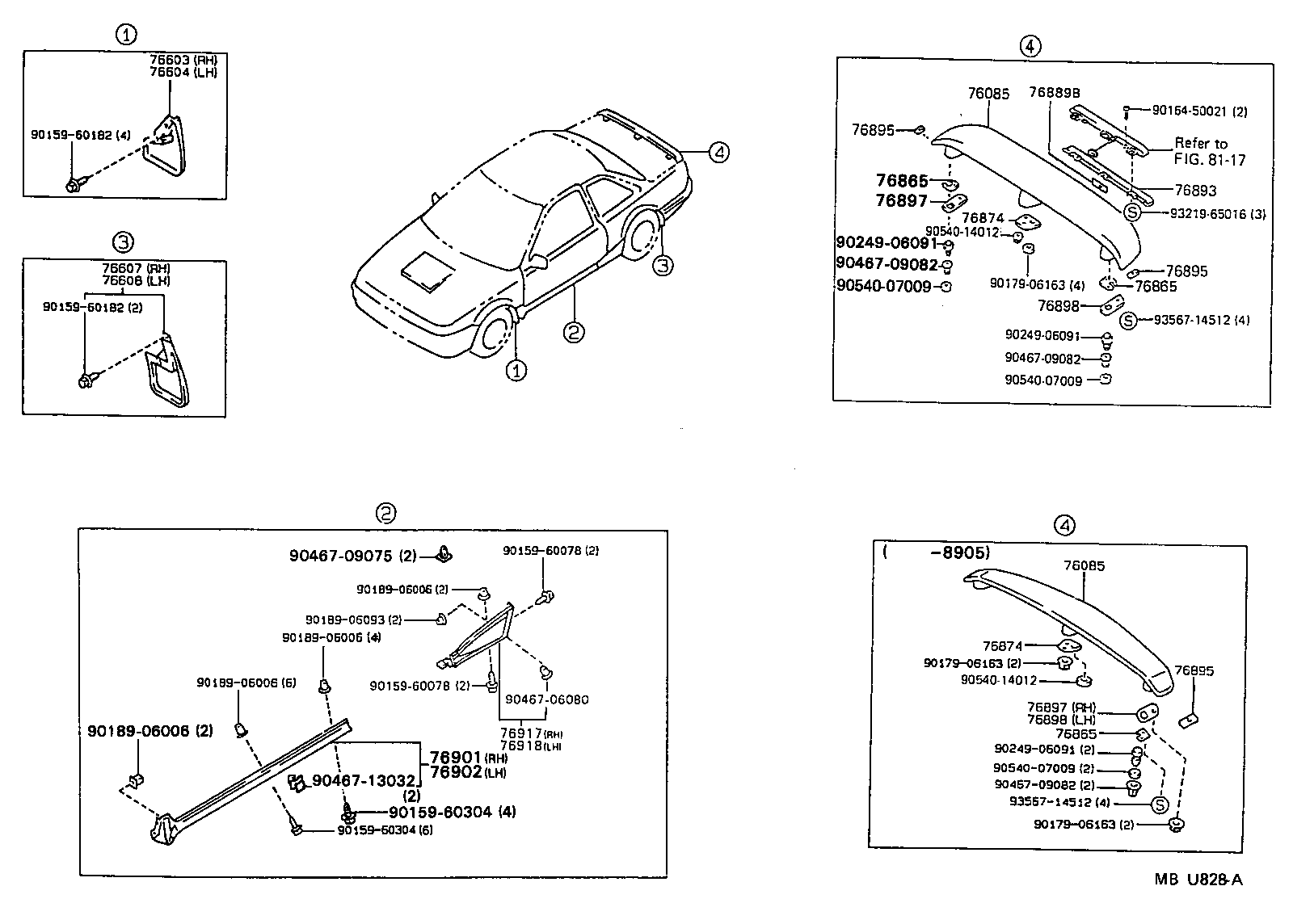  SPRINTER TRUENO |  MUDGUARD SPOILER