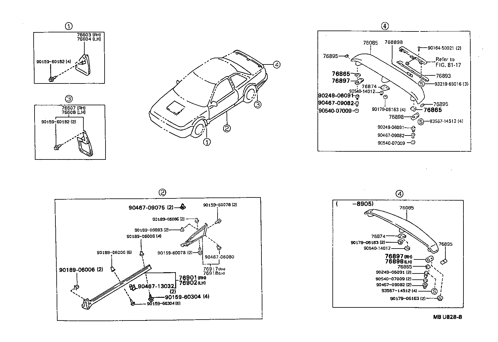  SPRINTER TRUENO |  MUDGUARD SPOILER