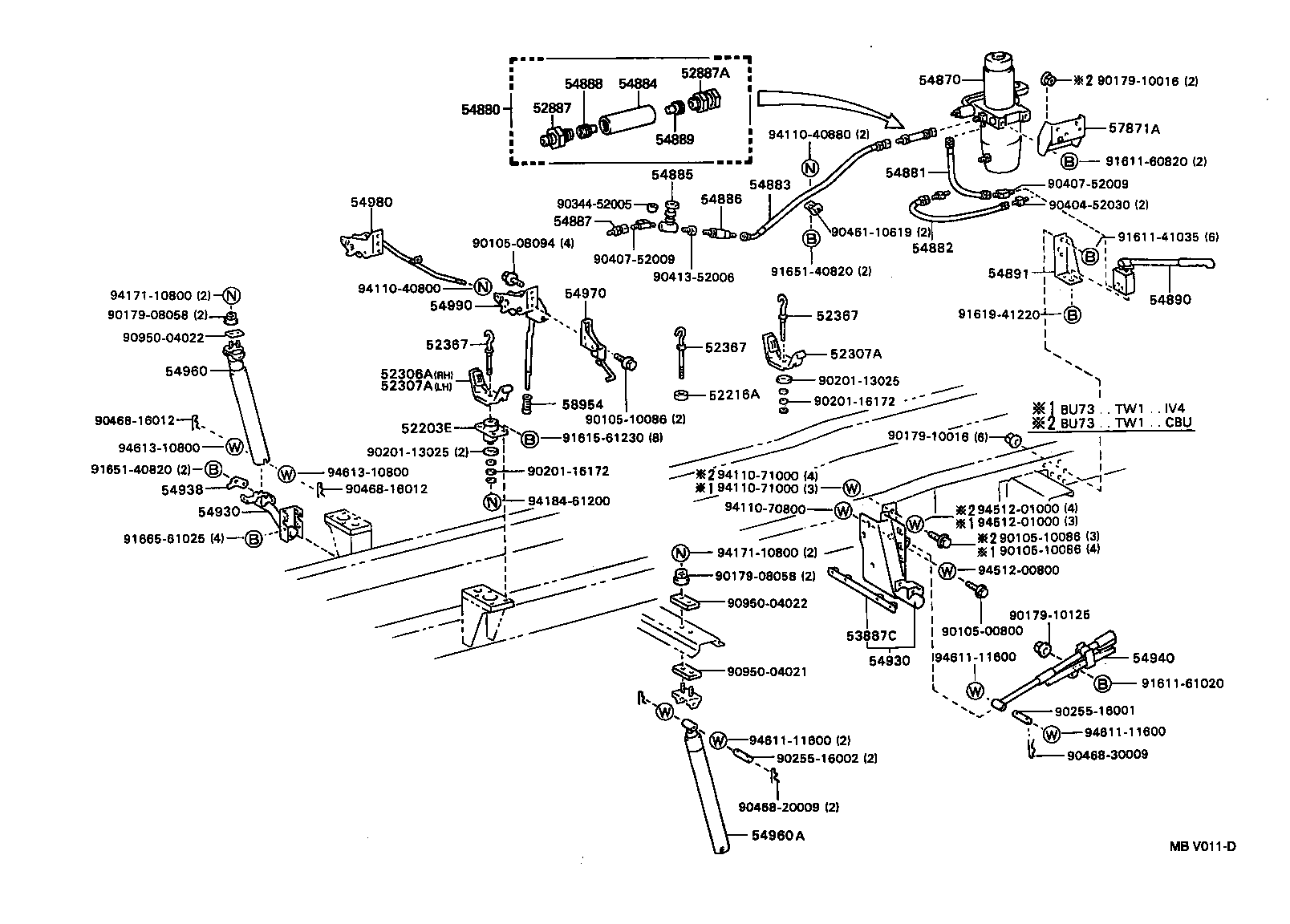  DYNA TOYOACE |  CAB MOUNTING BODY MOUNTING