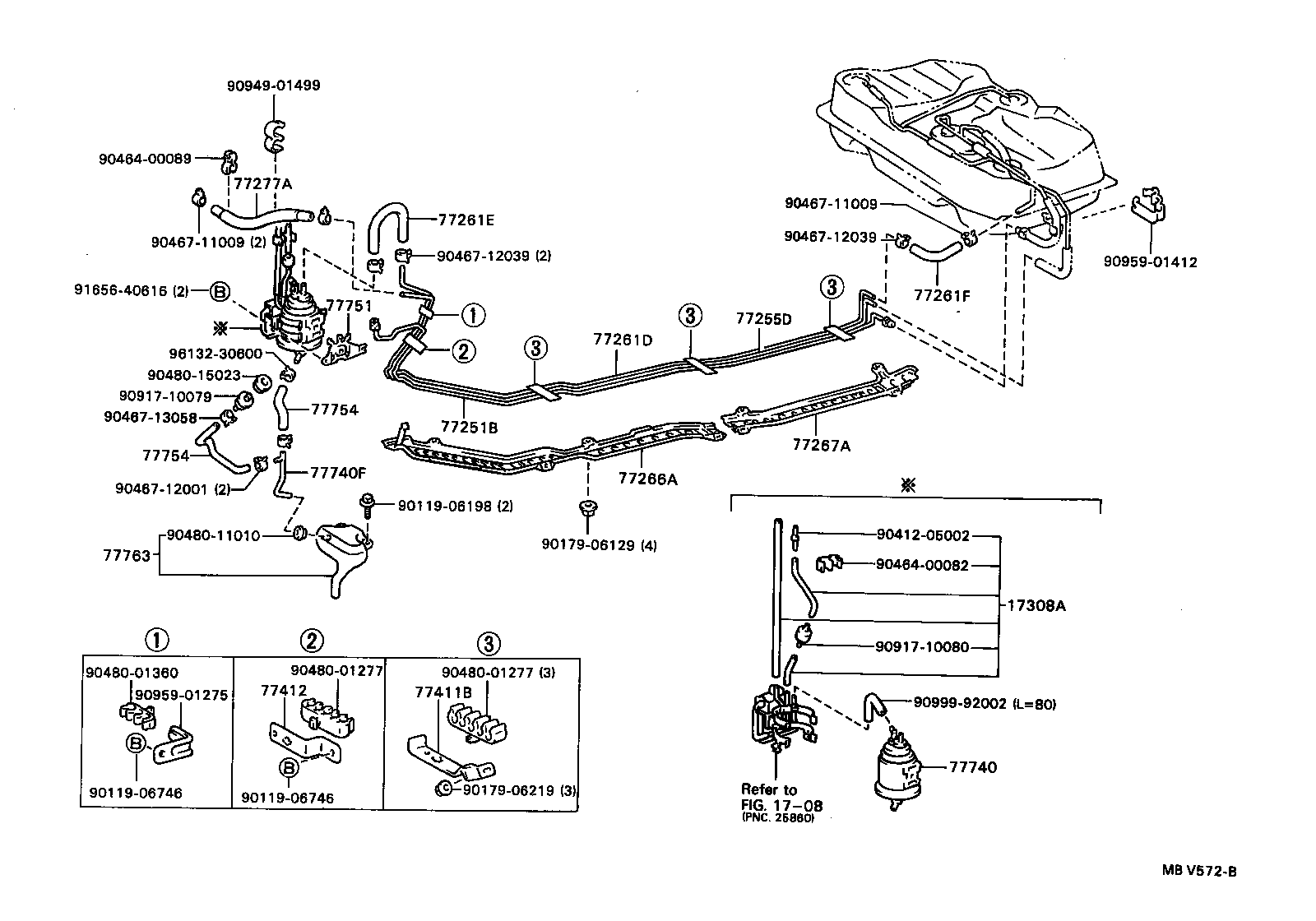  CAMRY VISTA |  FUEL TANK TUBE