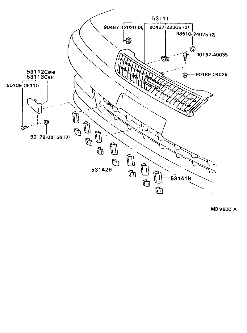  CARINA ED |  RADIATOR GRILLE