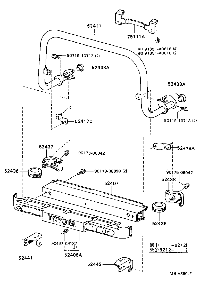  HILUX |  FRONT BUMPER BUMPER STAY