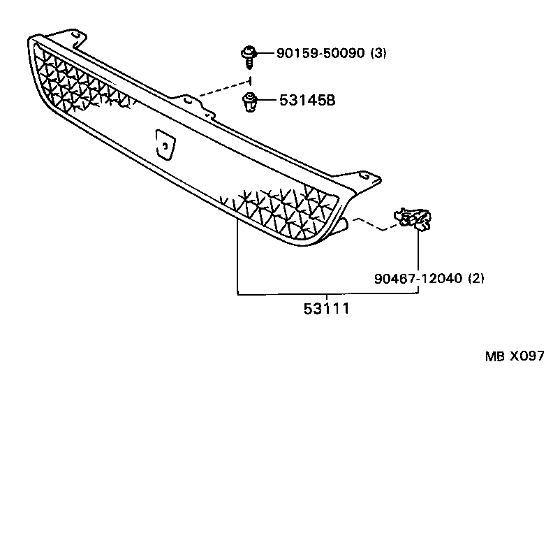  CHASER |  RADIATOR GRILLE