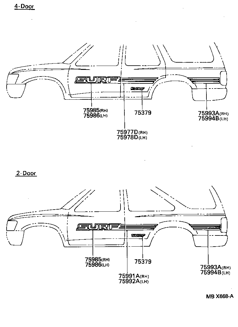  HILUX |  BODY STRIPE