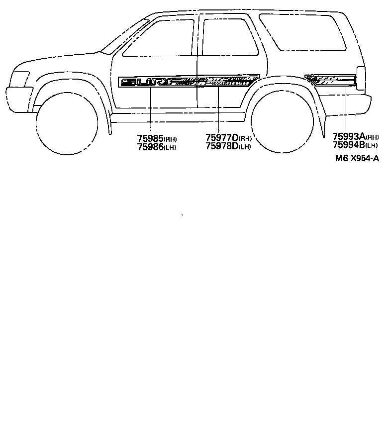  HILUX |  BODY STRIPE