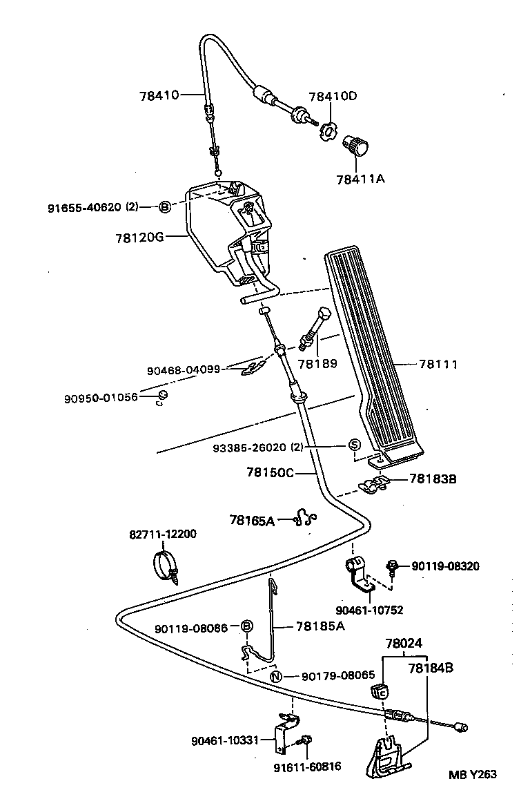  DYNA TOYOACE |  ACCELERATOR LINK