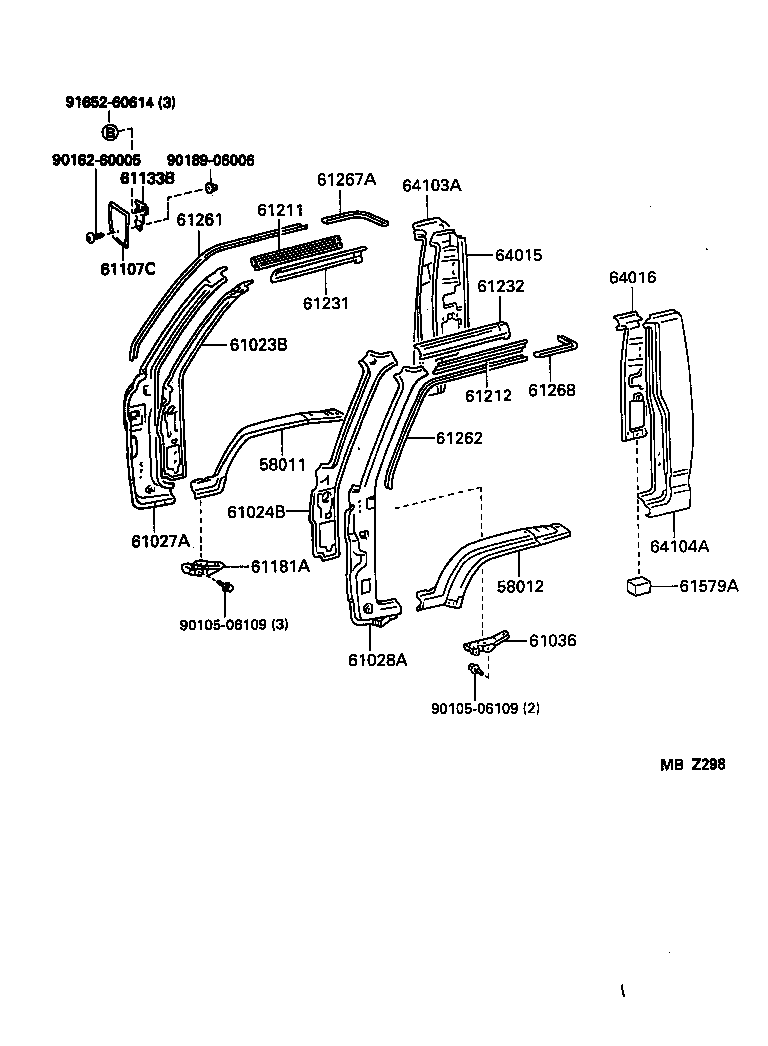  HIACE TRUCK |  SIDE MEMBER