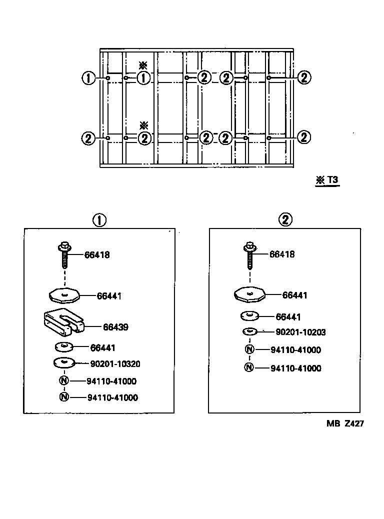  HIACE TRUCK |  REAR BODY MOUNTING