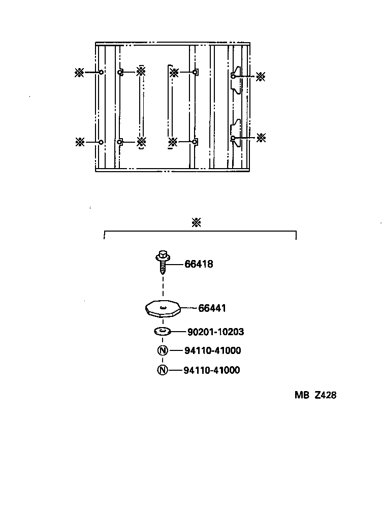  HIACE TRUCK |  REAR BODY MOUNTING