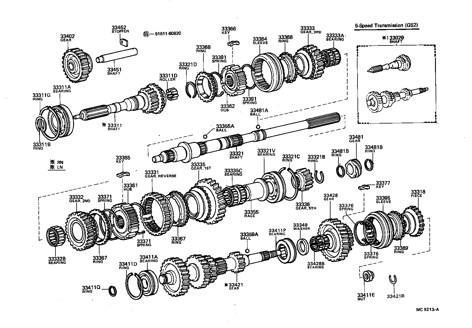  HILUX |  TRANSMISSION GEAR MTM