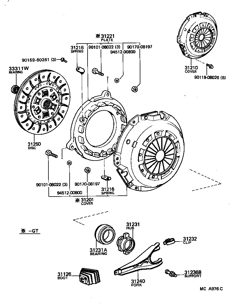  CHASER |  CLUTCH RELEASE FORK