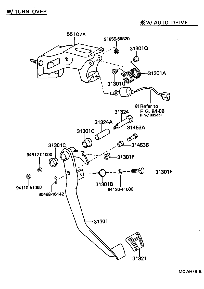  MARK 2 |  CLUTCH PEDAL FLEXIBLE HOSE