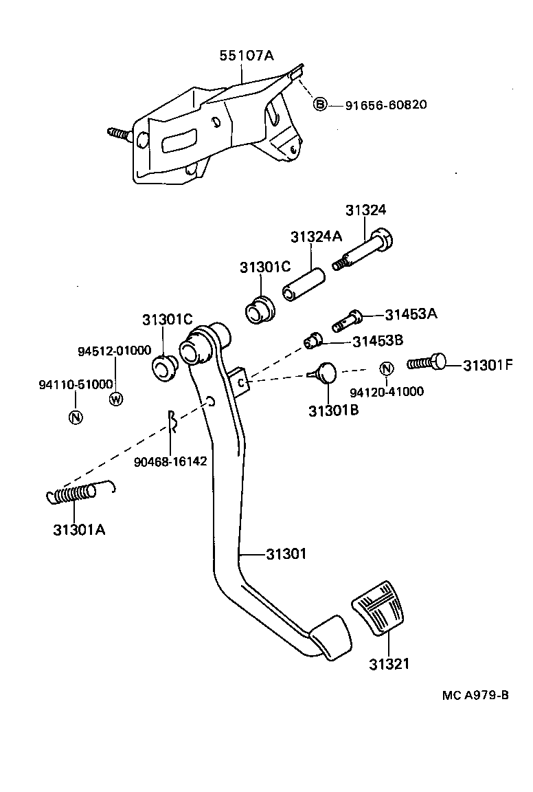  CHASER |  CLUTCH PEDAL FLEXIBLE HOSE