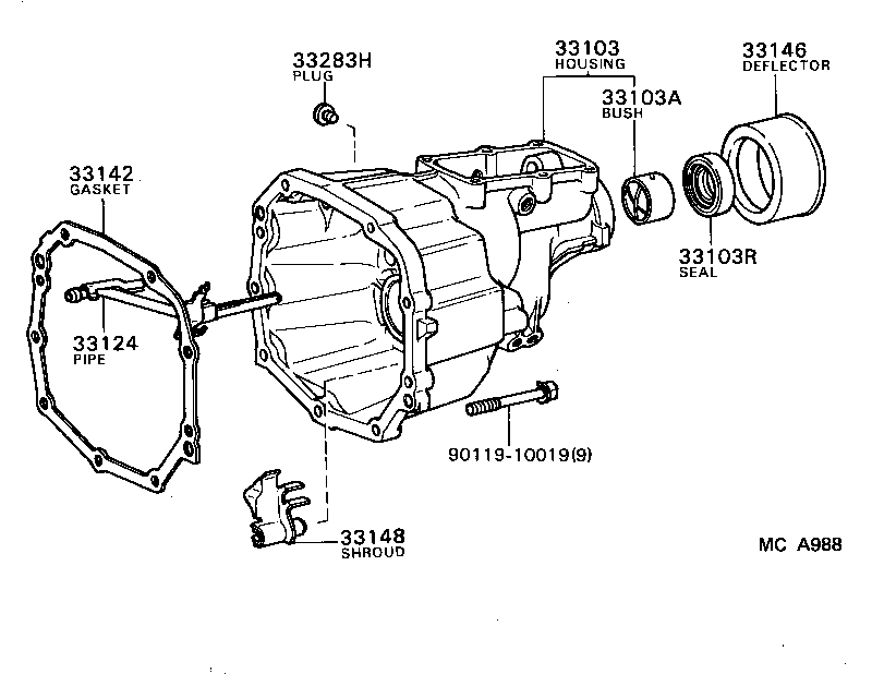  CHASER |  EXTENSION HOUSING MTM