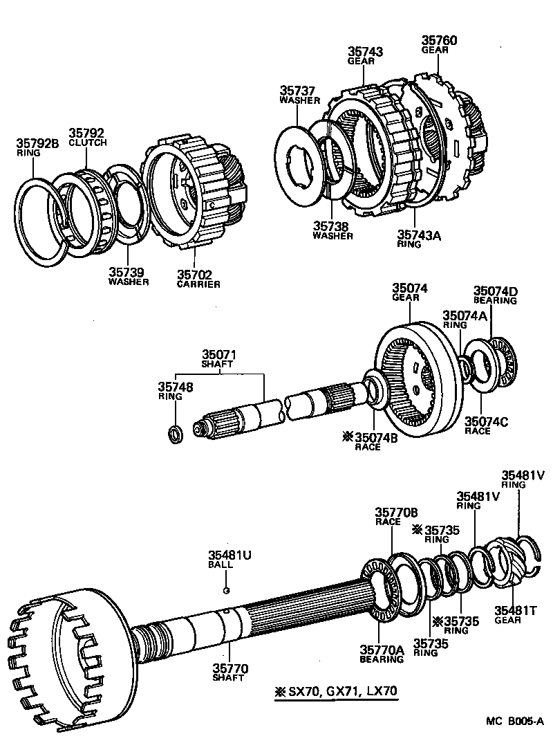 CHASER | PLANETARY GEAR REVERSE PISTON COUNTER GEAR ATM