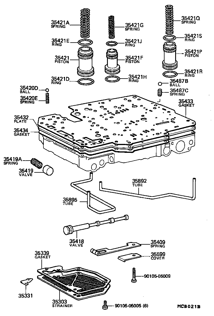  CHASER |  VALVE BODY OIL STRAINER ATM