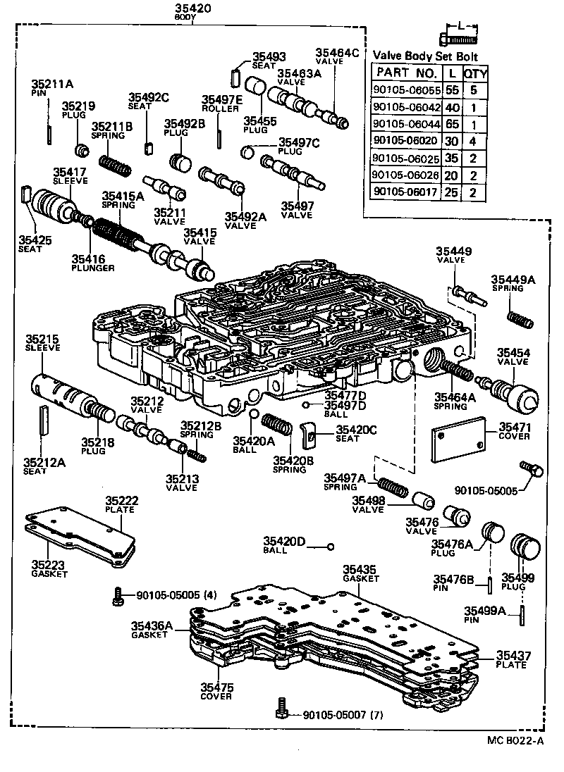  MARK 2 |  VALVE BODY OIL STRAINER ATM