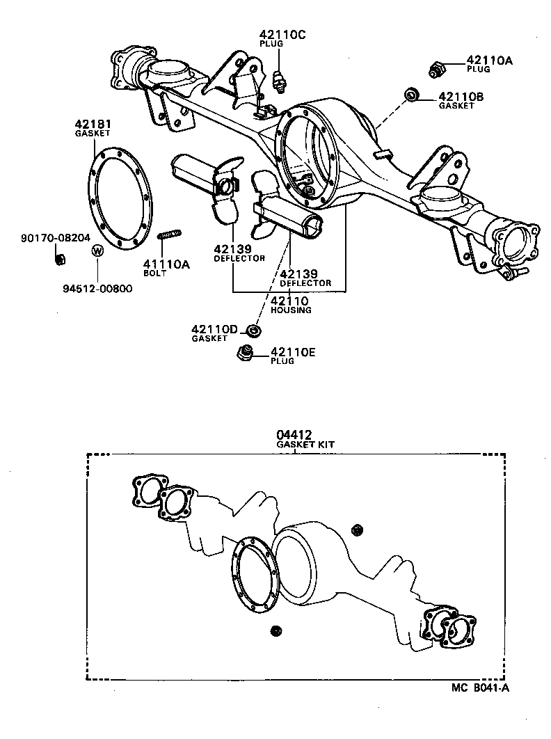  CHASER |  REAR AXLE HOUSING DIFFERENTIAL