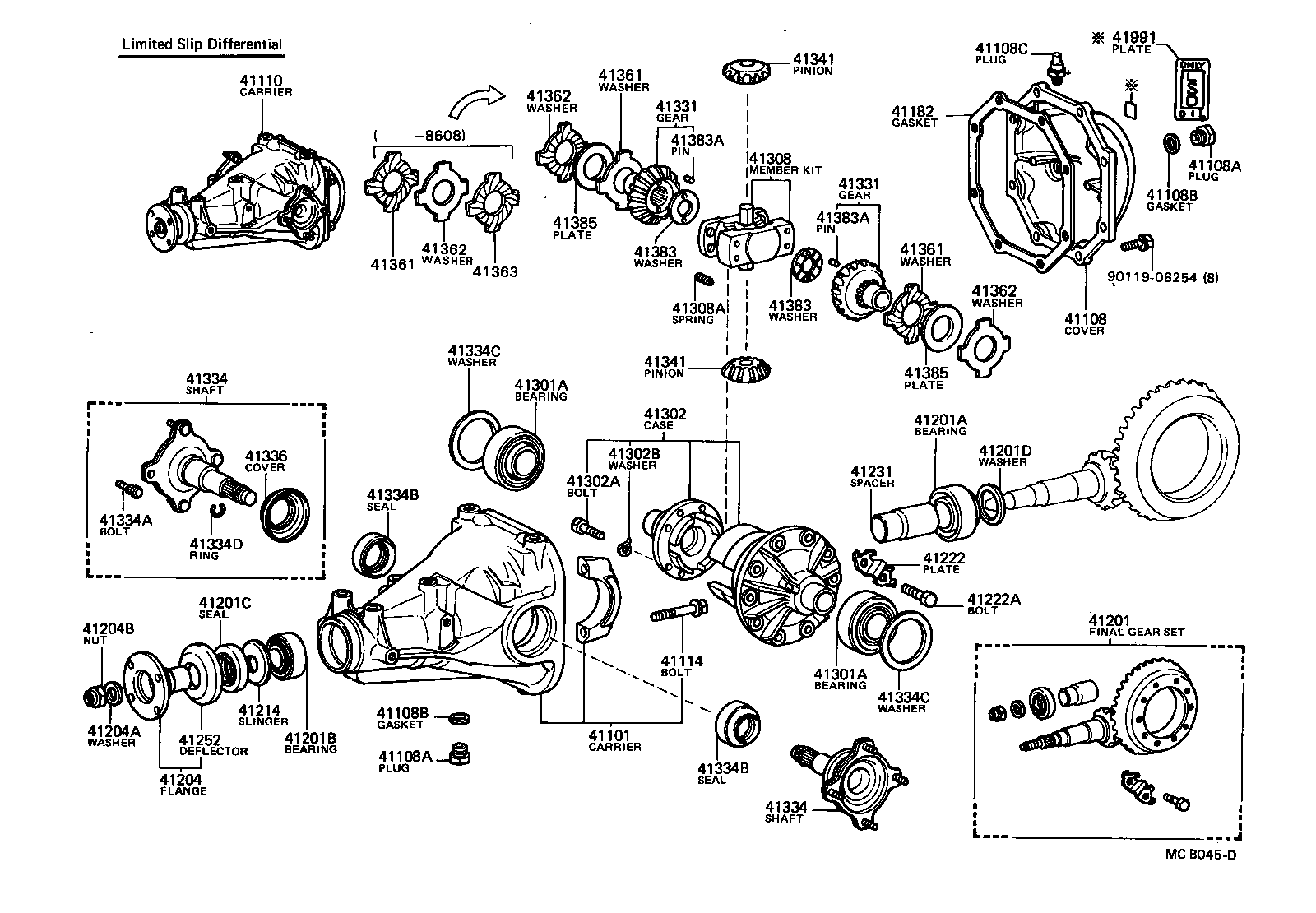  CHASER |  REAR AXLE HOUSING DIFFERENTIAL