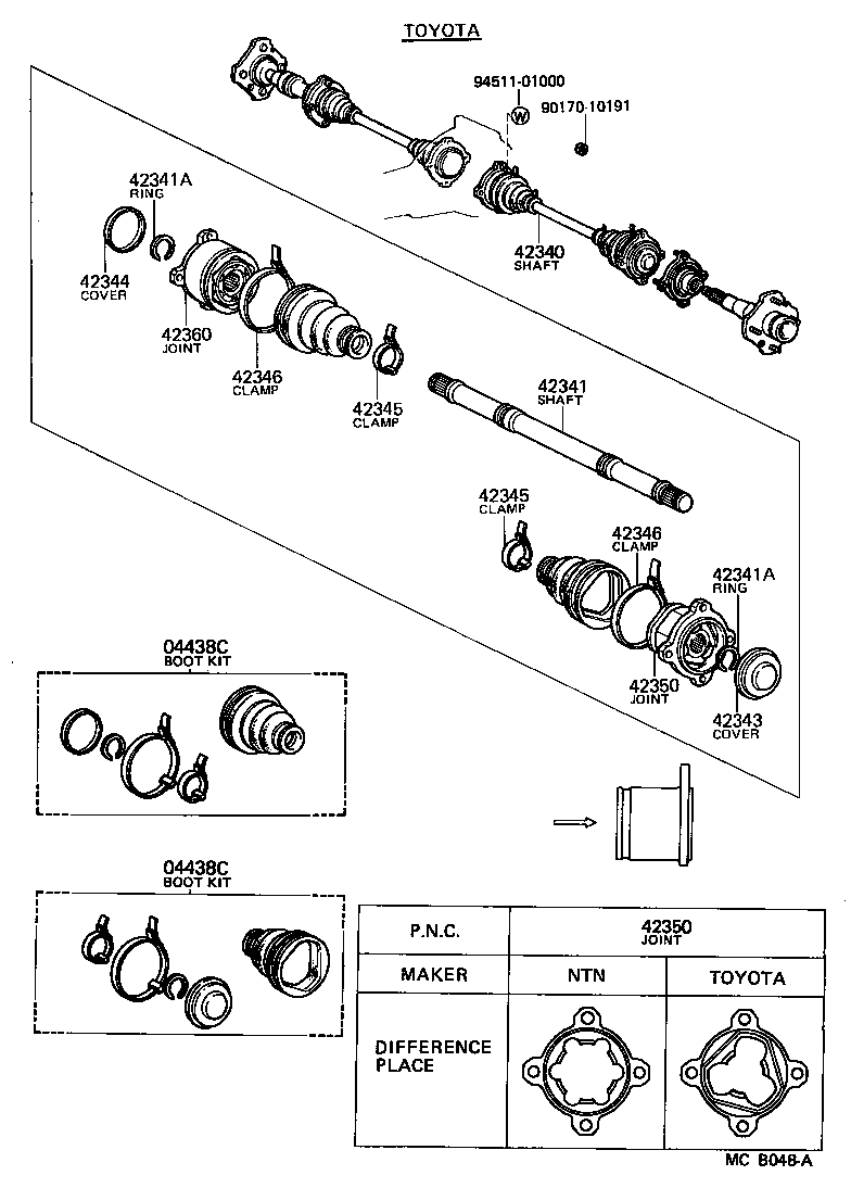  MARK 2 |  REAR AXLE SHAFT HUB