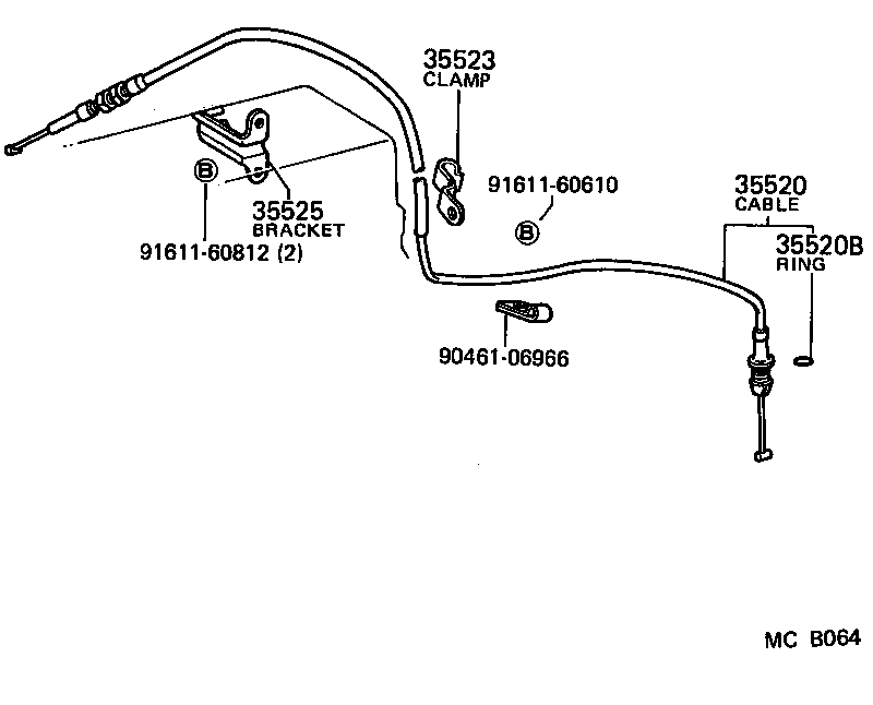  CHASER |  THROTTLE LINK VALVE LEVER ATM