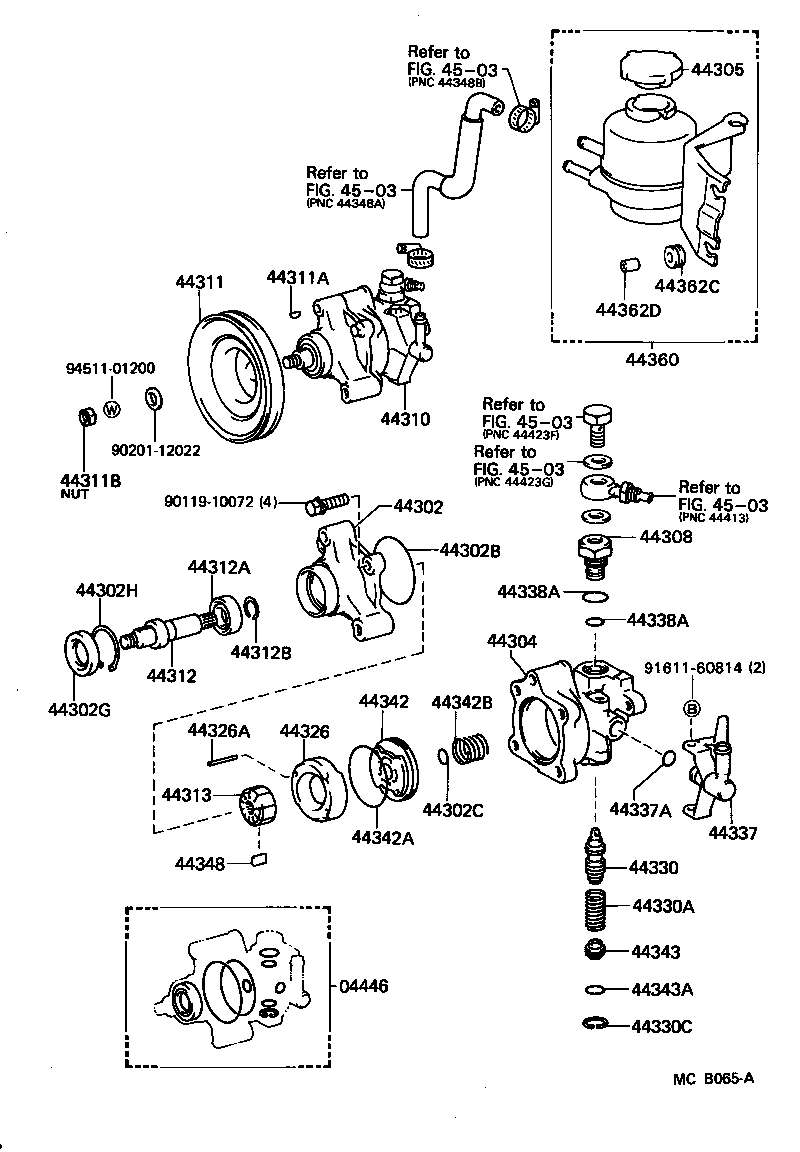  CHASER |  VANE PUMP RESERVOIR POWER STEERING