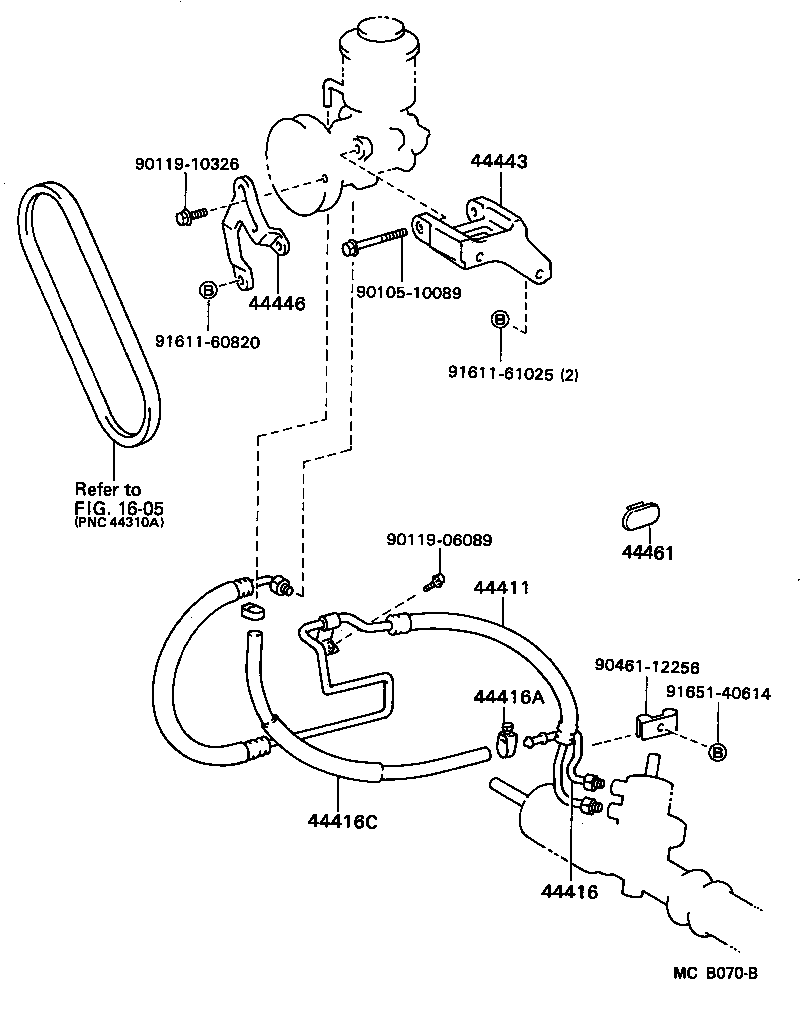  CHASER |  POWER STEERING TUBE