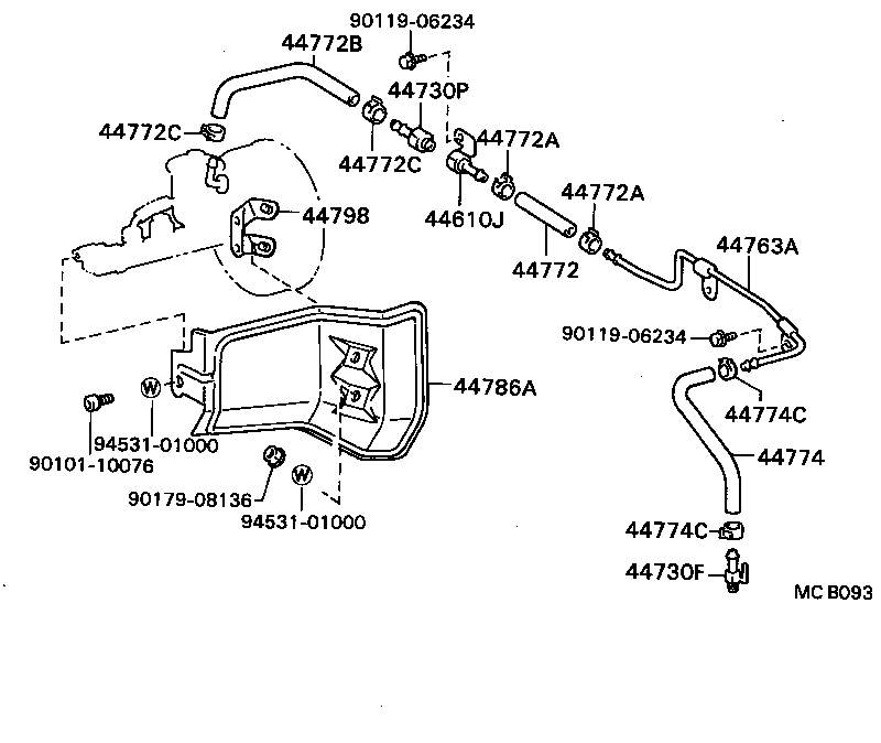  CHASER |  BRAKE BOOSTER VACUUM TUBE