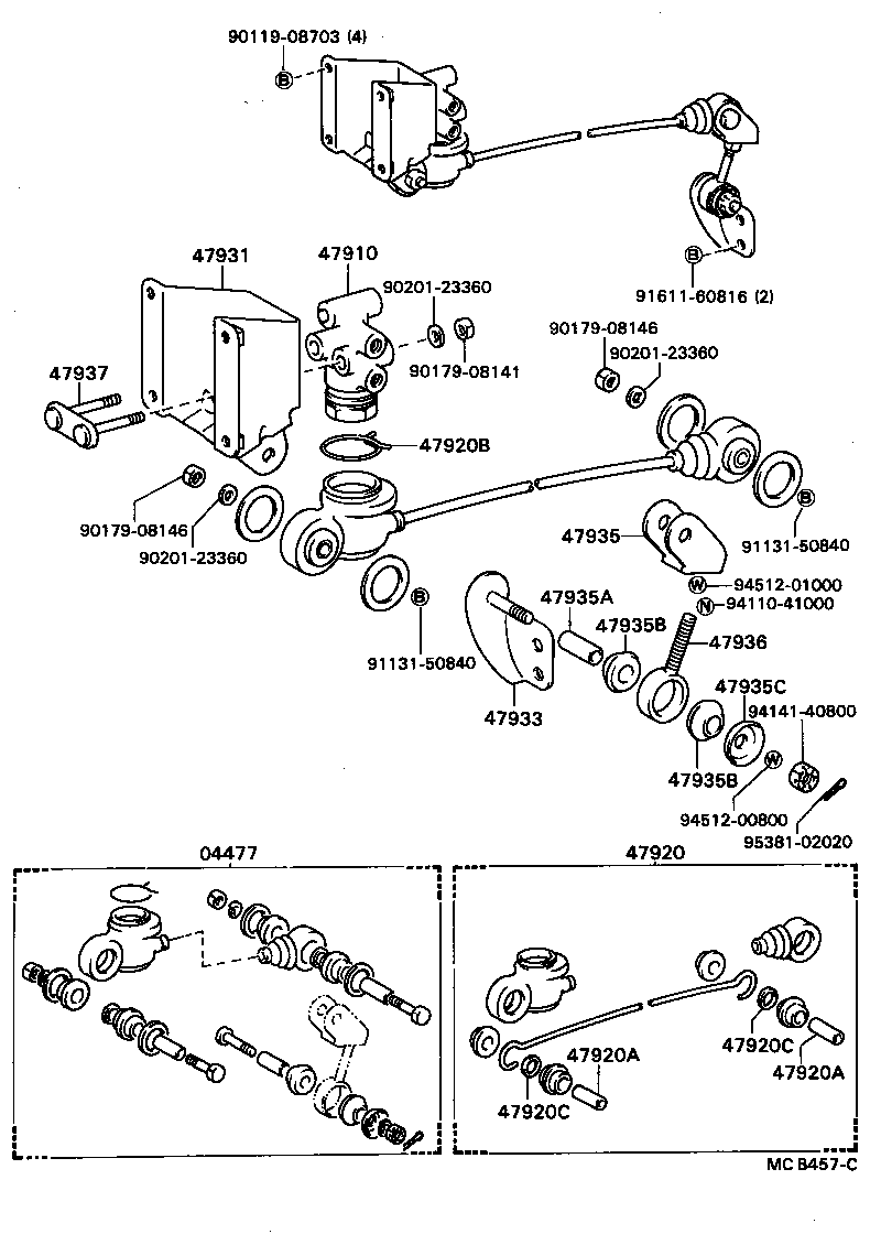  DYNA TOYOACE QUICK |  BRAKE TUBE CLAMP