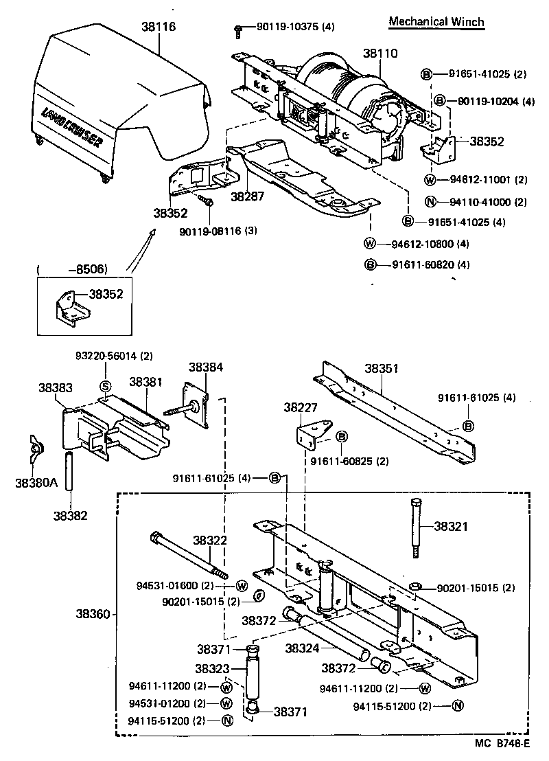  LAND CRUISER S T H T |  WINCH