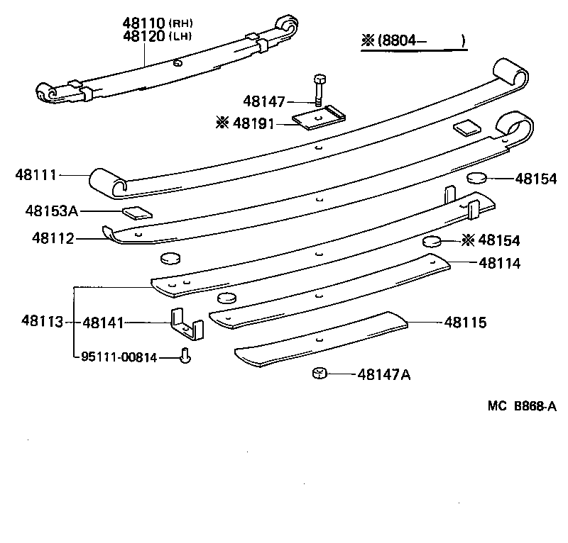  LAND CRUISER S T H T |  FRONT SPRING SHOCK ABSORBER