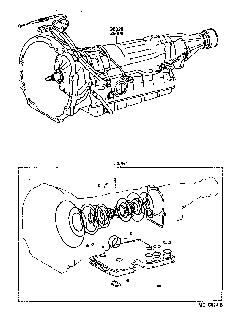 MARK 2 | TRANSAXLE OR TRANSMISSION ASSY GASKET KIT ATM