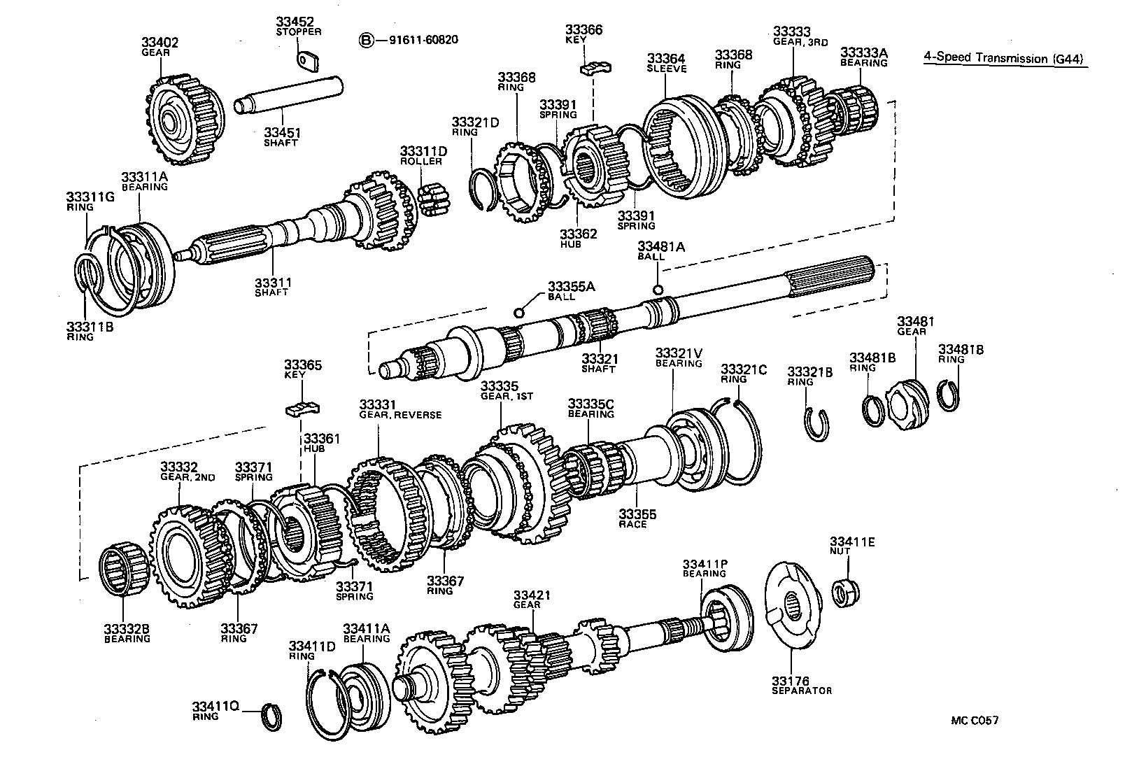  HILUX |  TRANSMISSION GEAR MTM