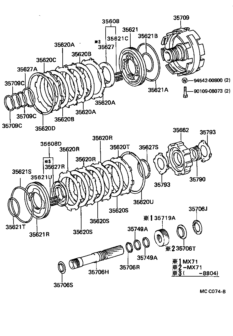  MARK 2 |  CENTER SUPPORT PLANETARY SUN GEAR ATM