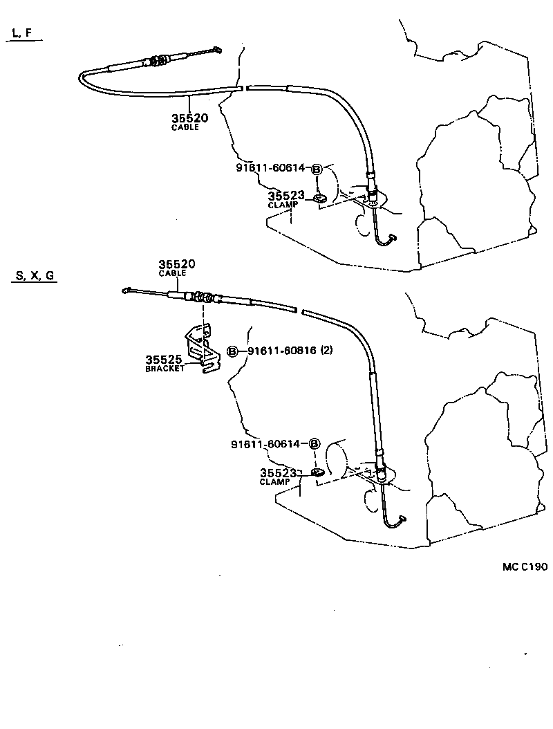  CARINA ED |  THROTTLE LINK VALVE LEVER ATM
