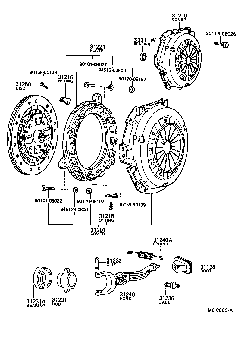  HILUX |  CLUTCH RELEASE FORK