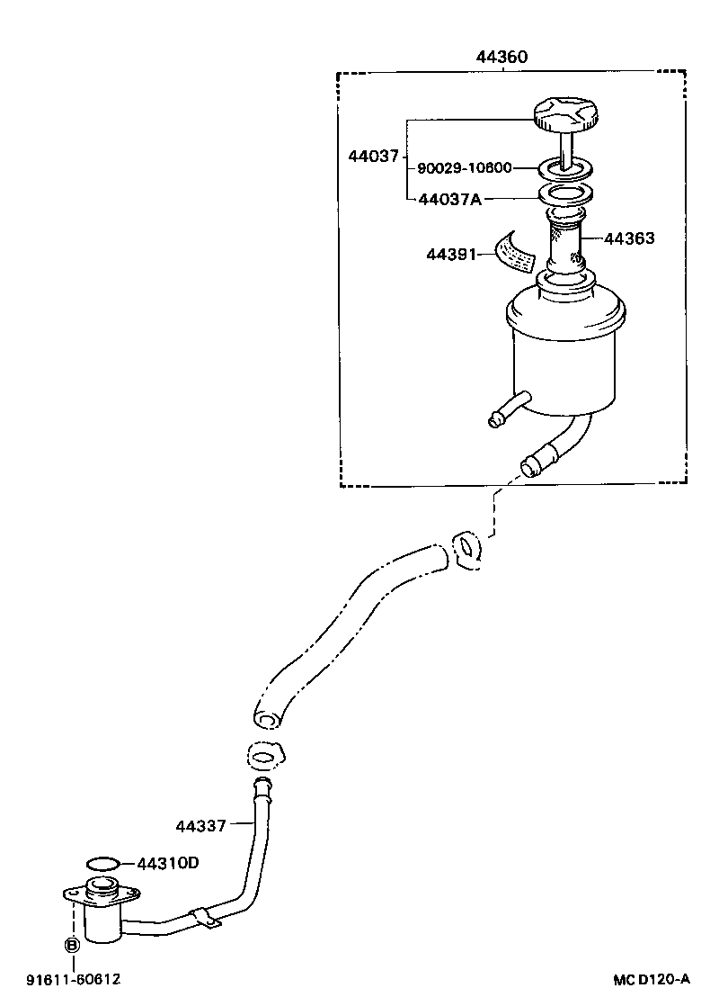  DYNA TOYOACE QUICK |  VANE PUMP RESERVOIR POWER STEERING