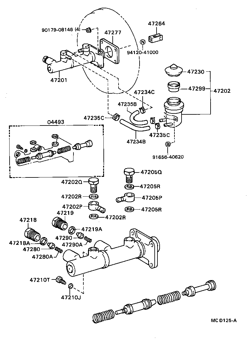  DYNA TOYOACE QUICK |  BRAKE MASTER CYLINDER