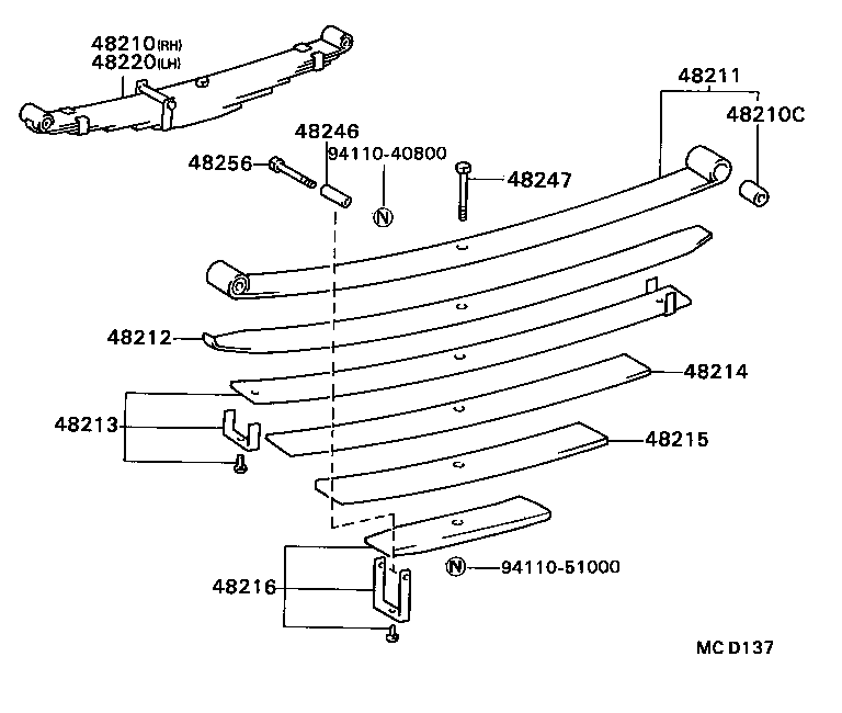 DYNA TOYOACE QUICK |  REAR SPRING SHOCK ABSORBER