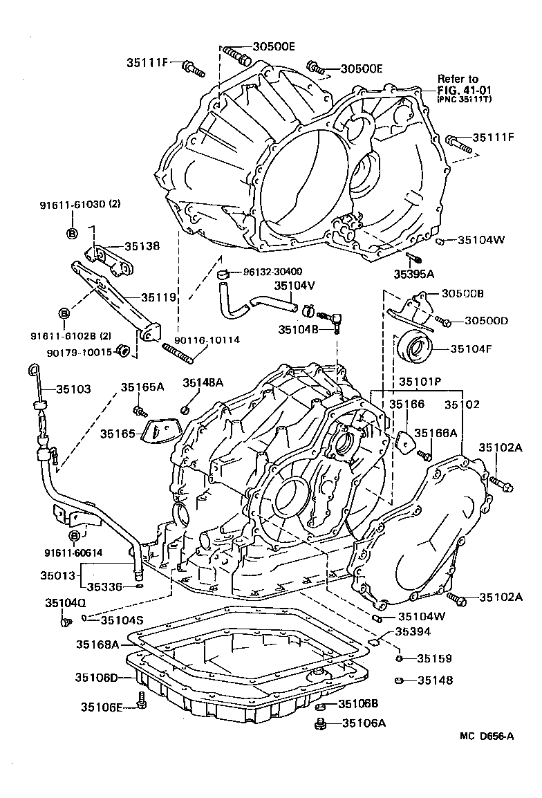  MR2 |  TRANSMISSION CASE OIL PAN ATM